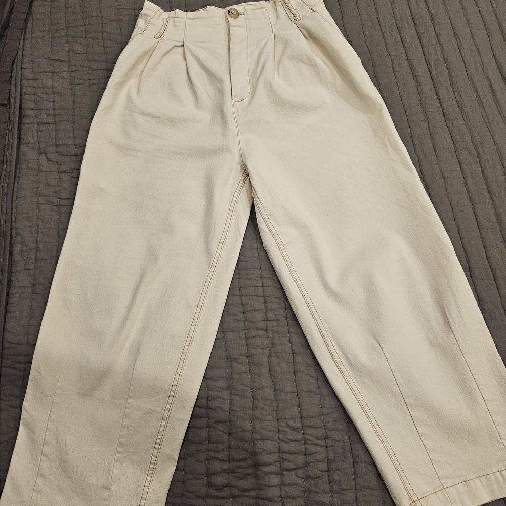 Free People Cream Women's Chinos